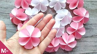 ► Cómo hacer una FLOR DE PAPEL en MINUTOS 😍🌸 [upl. by Otsedom]