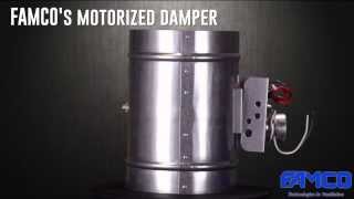 Motorized Damper  HVAC dampers by FAMCO manufacturing [upl. by Esemaj671]