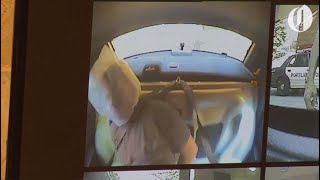 Police video shows Portland MAX train stabbing suspects Jeremy Christians rant after arrest [upl. by Irroc]