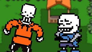 UnderSwap Sans Vs Papyrus 1 [upl. by Ybor]