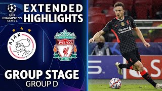 Ajax vs Liverpool Extended Highlights  UCL on CBS Sports [upl. by Nelehyram]