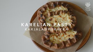 KARJALANPIIRAKKA  Finnish Karelian pasty recipe [upl. by Zoes]