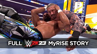 WWE 2K23 MyRISE Movie Entire Mode [upl. by Adnofal]