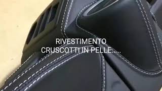 Rivestimento cruscotti in pelle  rivestimento volanti [upl. by Anelav]