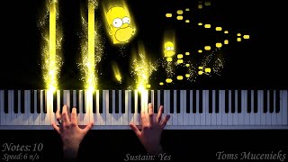 The Simpsons Theme Piano Version [upl. by Chubb]