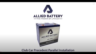 Club Car Lithium Battery Conversion Kit How to Convert a Club Car to Lithium Batteries with Allied [upl. by Culbert]