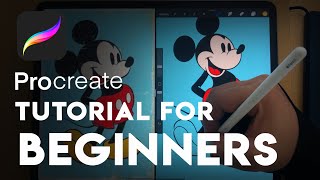 How to Draw in Procreate for Beginner iPad Pro [upl. by Ozen]