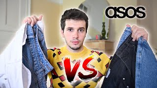 Battle of ASOS Jeans fits  Testing ASOS different Jeans [upl. by Ylellan]