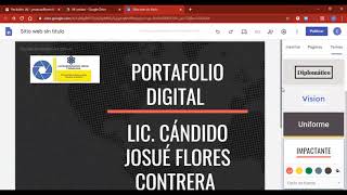 Tutorial ¿Cómo elaborar un portafolio Digital Docente [upl. by Neira]