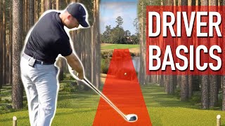 Driver Basics For Longer Straighter Golf Shots [upl. by Anomis]