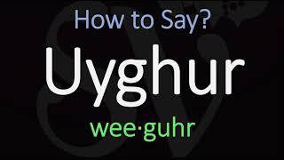 How to Pronounce Uyghur CORRECTLY Meaning amp Pronunciation [upl. by Ahselef]