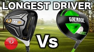 LONGEST DRIVER TAYLORMADE M2 Vs BOMBTECH GRENADE [upl. by Lessur]