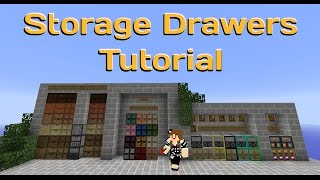 Minecraft Storage Drawers Tutorial [upl. by Devonne]