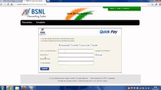 How to Pay BSNL Bill Online directly through the BSNL Portal  Broadband and Landline [upl. by Ube835]