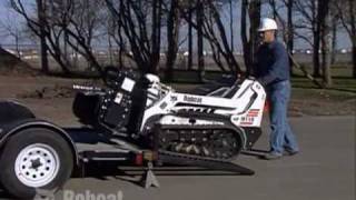 Bobcat Mini Track Loader Safety [upl. by Annhej]