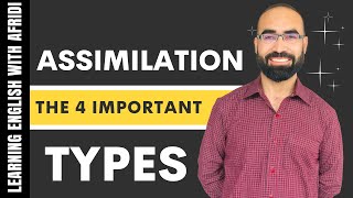 The 4 Types of Assimilation in phonetics  Linguistics guide [upl. by Enillebyam]