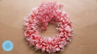 How to Make a Candy Wreath  Martha Stewart [upl. by Parthena]