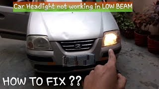 Car Headlight Low Beam Electrical Repair Easy Fix [upl. by Eniak]