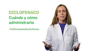 Diclofenaco cuándo y cómo debemos administrarlo Tu Farmacéutico Informa [upl. by Aimal]