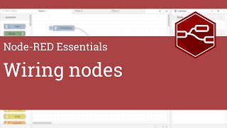 Wiring nodes  NodeRED Essentials [upl. by Meir176]