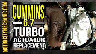 Cummins 67L Turbo Actuator Replacement [upl. by Bellanca]