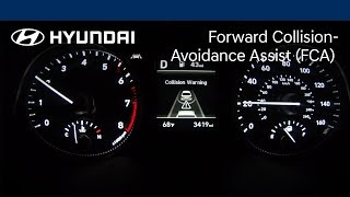 Forward CollisionAvoidance Assist Explained  Hyundai [upl. by Marr35]