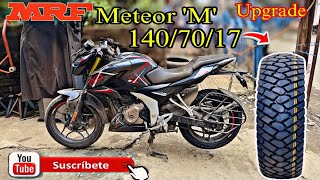 pulsar N250 Full Grip Tyare Fitting MRF Mogrip Meteor M 1407017 Sami offroad tyare [upl. by Amari391]