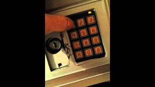 How to reset code on an electronic safe [upl. by Adnowal]