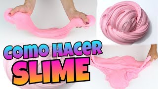 DIY  Como Hacer SLIME  FÁCIL Y SIN BÓRAX  NatyGloss [upl. by Vas]