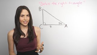 Trigonometry Solving Right Triangles How NancyPi [upl. by Lewej]