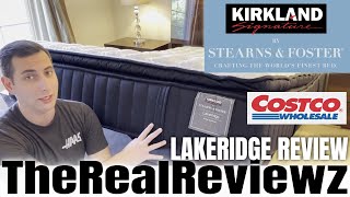 STEARNS AND FOSTER LAKERIDGE MATTRESS  FIRST LOOK [upl. by Enalahs531]