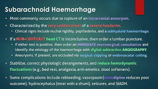 Subarachnoid Hemorrhage SAH [upl. by Asira]