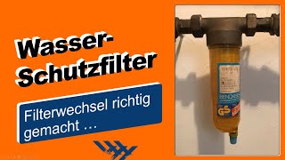 Wasserschutzfilter wechseln [upl. by Branden996]