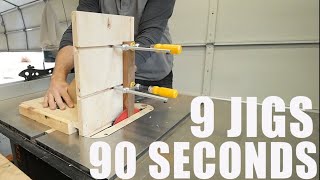 9 Must have Woodworking Jigs [upl. by Georgetta863]