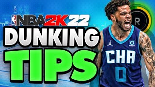 NBA 2K22 How To Master NEW Dunk Meter  Best Dunking Tips [upl. by Nunci]