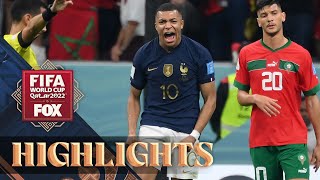 France vs Morocco Highlights  2022 FIFA World Cup  Semifinals [upl. by Kohl961]