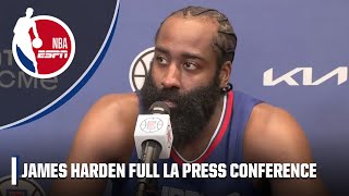 James Hardens Introductory LA Clippers Press Conference FULL  NBA on ESPN [upl. by Chaille]