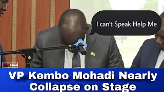 Breaking 😳 Kembo Mohadi Nearly Collapse on Stage [upl. by Hospers]