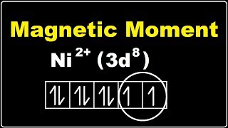 Magnetic Moment Calculation  Spin Only Magnetic Moment [upl. by Dianuj665]