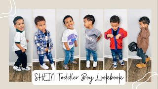 Toddler Boy SHEIN Lookbook  Haul 2021 [upl. by Akirehc]