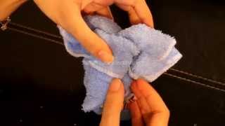 how to make a cute elephant with towel  como hacer un elefante con toalla [upl. by Bethesde45]