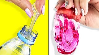 HAZ SLIME DE AGUA 💦 Probando Recetas SIN BORAX [upl. by Ivek]