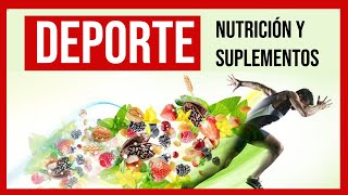 NUTRICIÓN DEPORTIVA INTEGRATIVA y SUPLEMENTACIÓN básica 🏃🏃‍♀️🏋🚴‍♀️ [upl. by Rasure]