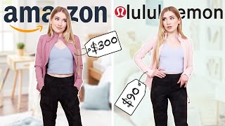 Lululemon VS Amazon Dupes  side by side comparison amp price difference [upl. by Barnum]