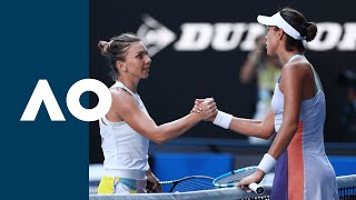 Simona Halep vs Garbiñe Muguruza  Extended Highlights SF  Australian Open 2020 [upl. by Anihpesoj]