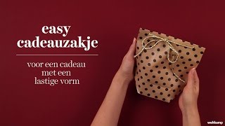 Wehkamp  How to easy cadeauzakje [upl. by Mccourt]