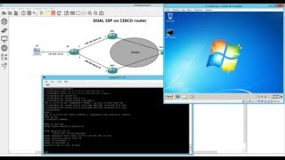 How to configure Cisco router for dual ISP with ISP1 primary and ISP2 backup [upl. by Tolkan]