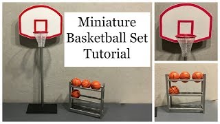 Miniature Basketball Set Tutorial [upl. by Ecinnaj875]