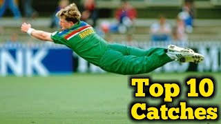 Top 10 Best Catches in Cricket History till 2020 [upl. by Byrle355]