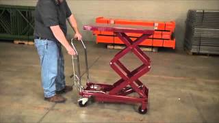 Northern Industrial Hydraulic Lift Table 770Lb Capacity [upl. by Ainoda]